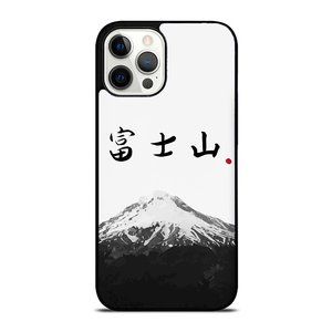 Mount Fuji Japanese Kanji Minimalist iPhone Case